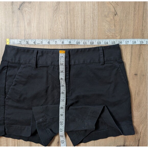 Ann Taylor Loft Riviera Shorts Size 4 Black Stretch Pockets 4" Inseam - Picture 7 of 11